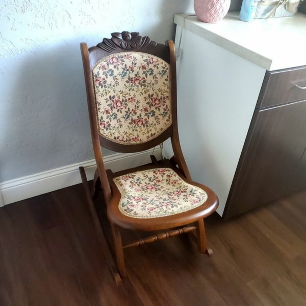 Antique small rocking chair